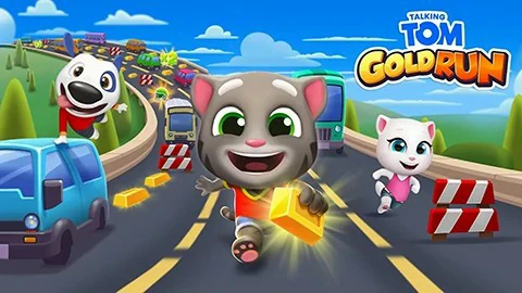 Talking Tom Gold Run game screenshot