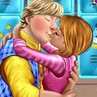 Anna and Kristoff sweet kissing