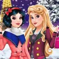 Aurora and Snow White Winter Fashion