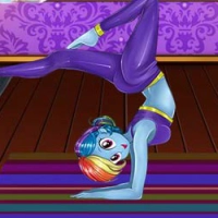 Yoga with Rainbow Dash