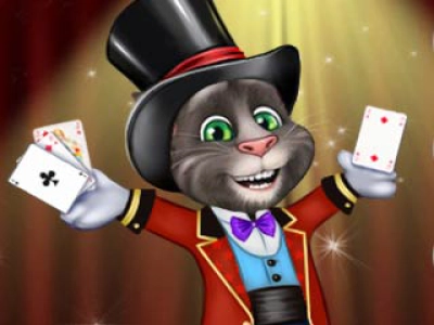 Magician Talking Tom game screenshot