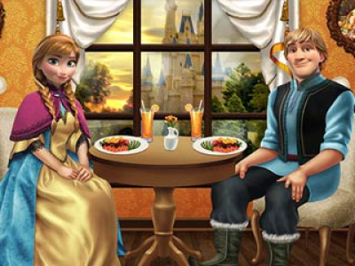 Perfect date Anna and Kristoff game screenshot